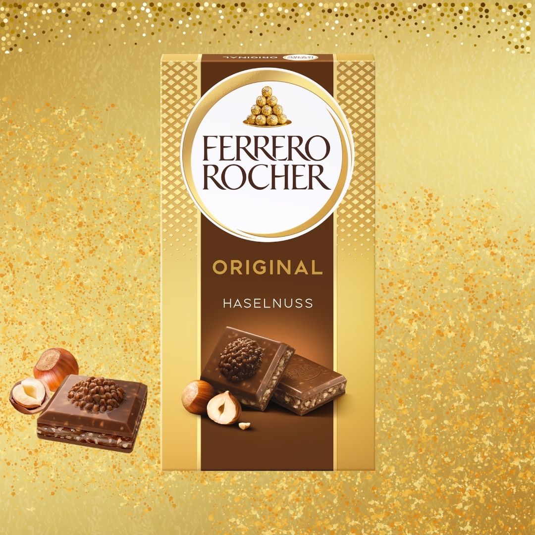Ferrero Rocher Chocolate Tablet 90g: Original