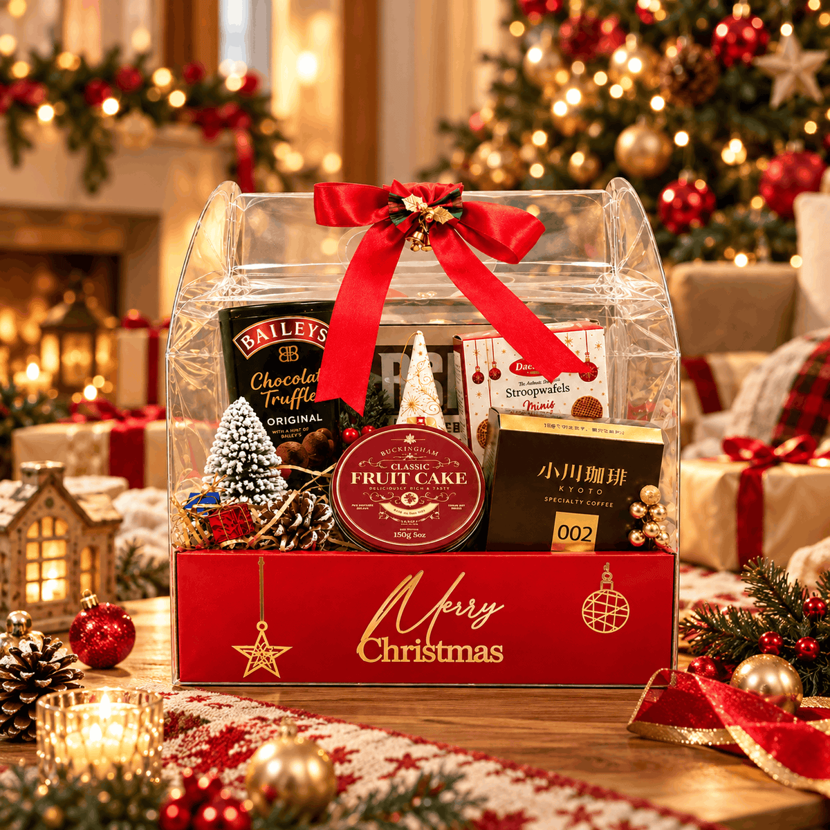 [Pre-Order] Choco Express Merry Moments Gift Hamper | Christmas Tea, Coffee, Chocolates & Festive Treats