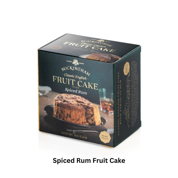 Buckingham Fruit Cake | Classic English Spicy Rum| Christmas Gift Box| 280g per Box/ Product of UK