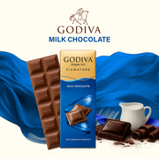 Godiva Signature Chocolate Bar | Milk Chocolate | Halal | 90g