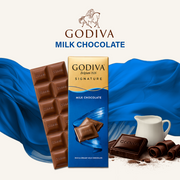 Godiva Signature Chocolate Bar | Milk Chocolate | Halal | 90g