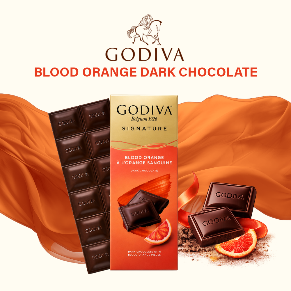 Godiva Signature Chocolate Bar | Assorted Flavours | Halal | 90g