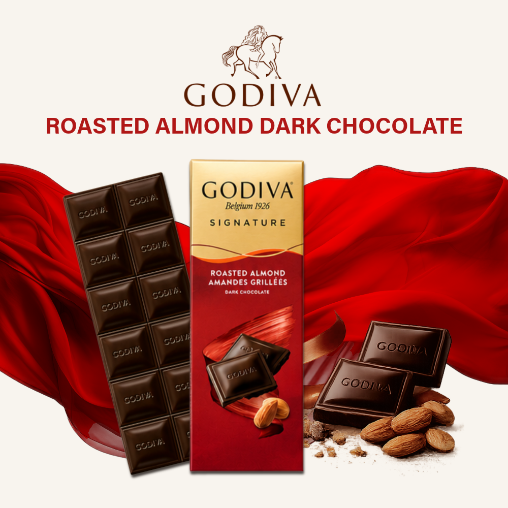 Godiva Signature Chocolate Bar | Assorted Flavours | Halal | 90g