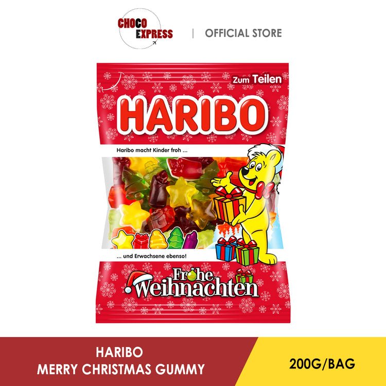 Haribo Merry Christmas Gummy Sweets 200g (Product of UK)