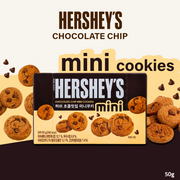 Hershey's Chocolate Chip Mini Cookies | Crunchy Bite-Sized Cookies | 50g