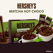 Hershey's Matcha Hot Choco | Instant Chocolate Beverage | 8 Sachets