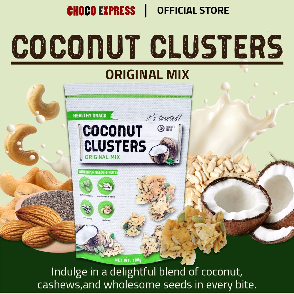 Hundred Seeds Coconut Clusters - Original Mix 100g