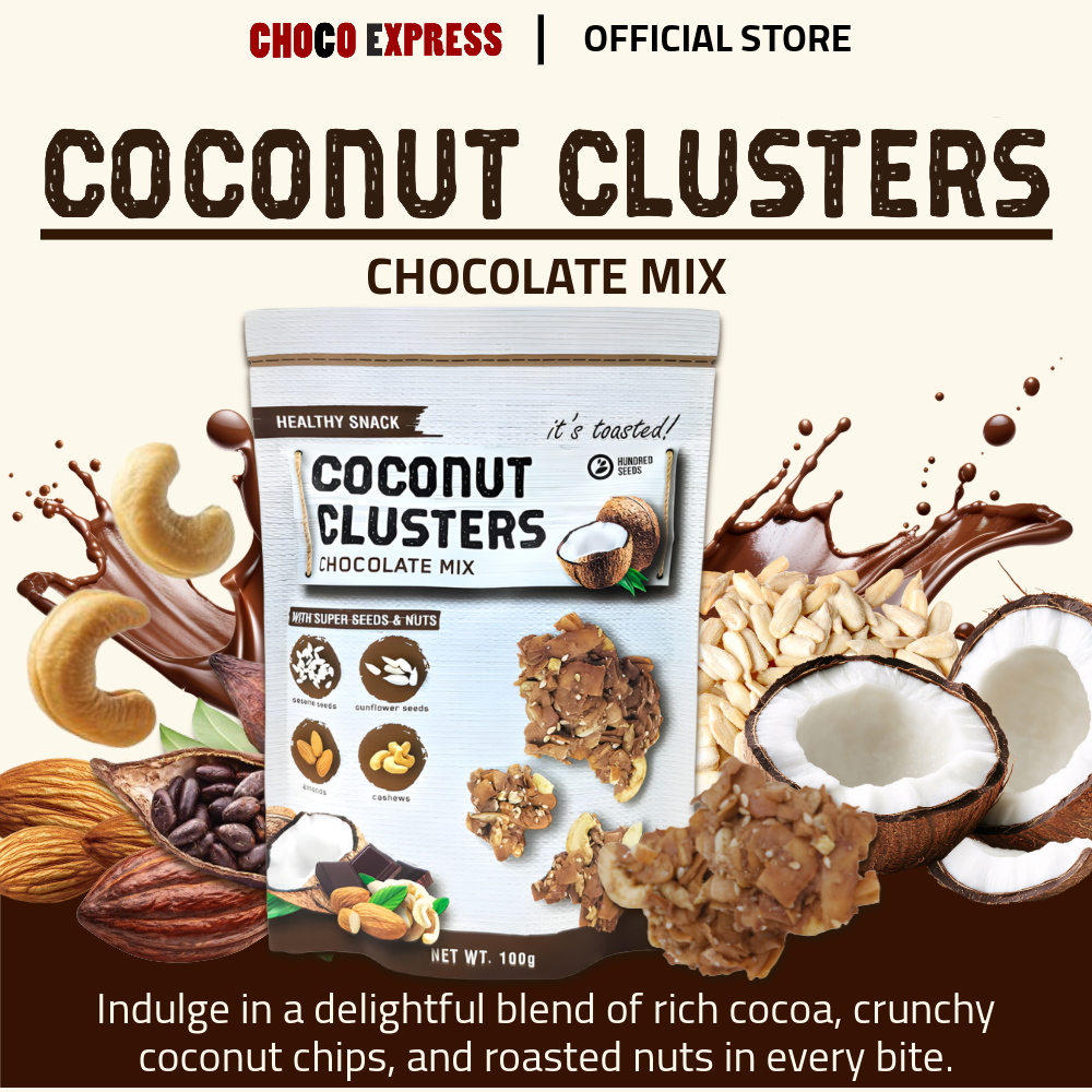 Hundred Seeds Coconut Clusters - Chocolate Mix 100g