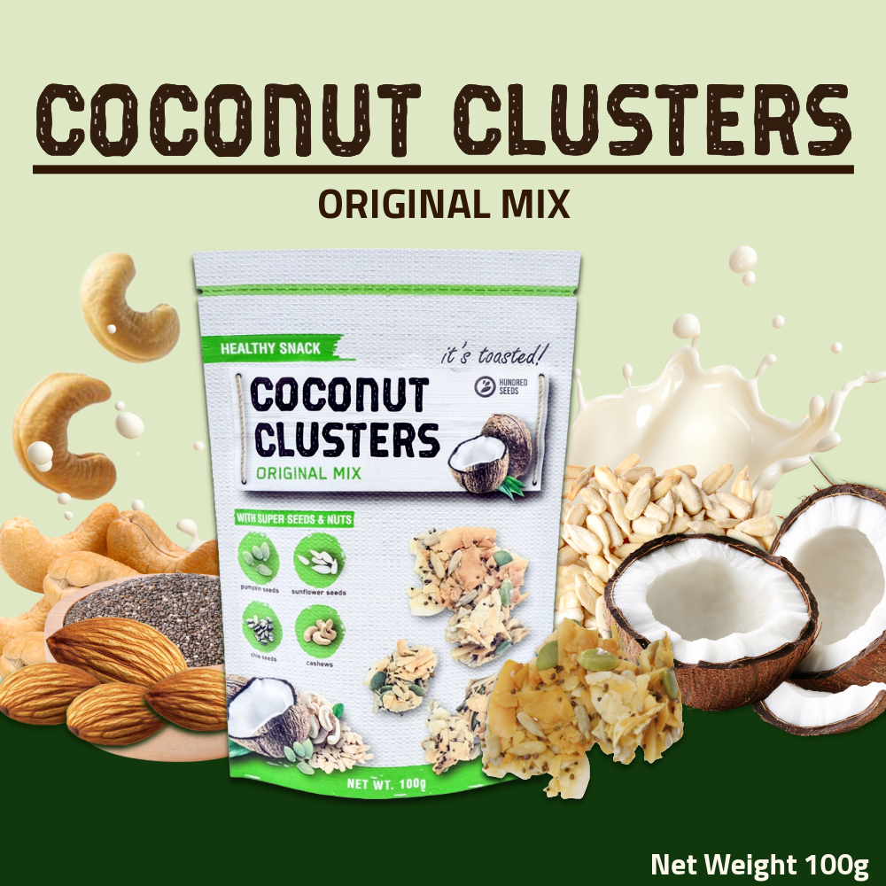 Hundred Seeds Coconut Clusters - Original Mix 100g