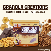 Hundred Seeds Granola Creations – Gourmet Blend (Dark Chocolate & Banana) Mini Size 60g
