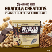 Hundred Seeds Granola Creations | Peanut Butter & Chocolate | 60g