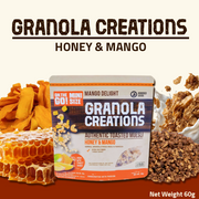 Hundred Seeds Granola Creations – Mango Delight (Honey & Mango) Mini Size 60g