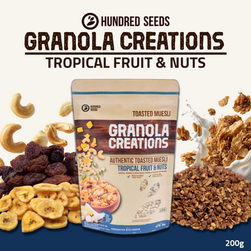 Hundred Seeds Granola Creations | Tropical Fruits & Nuts | 200g