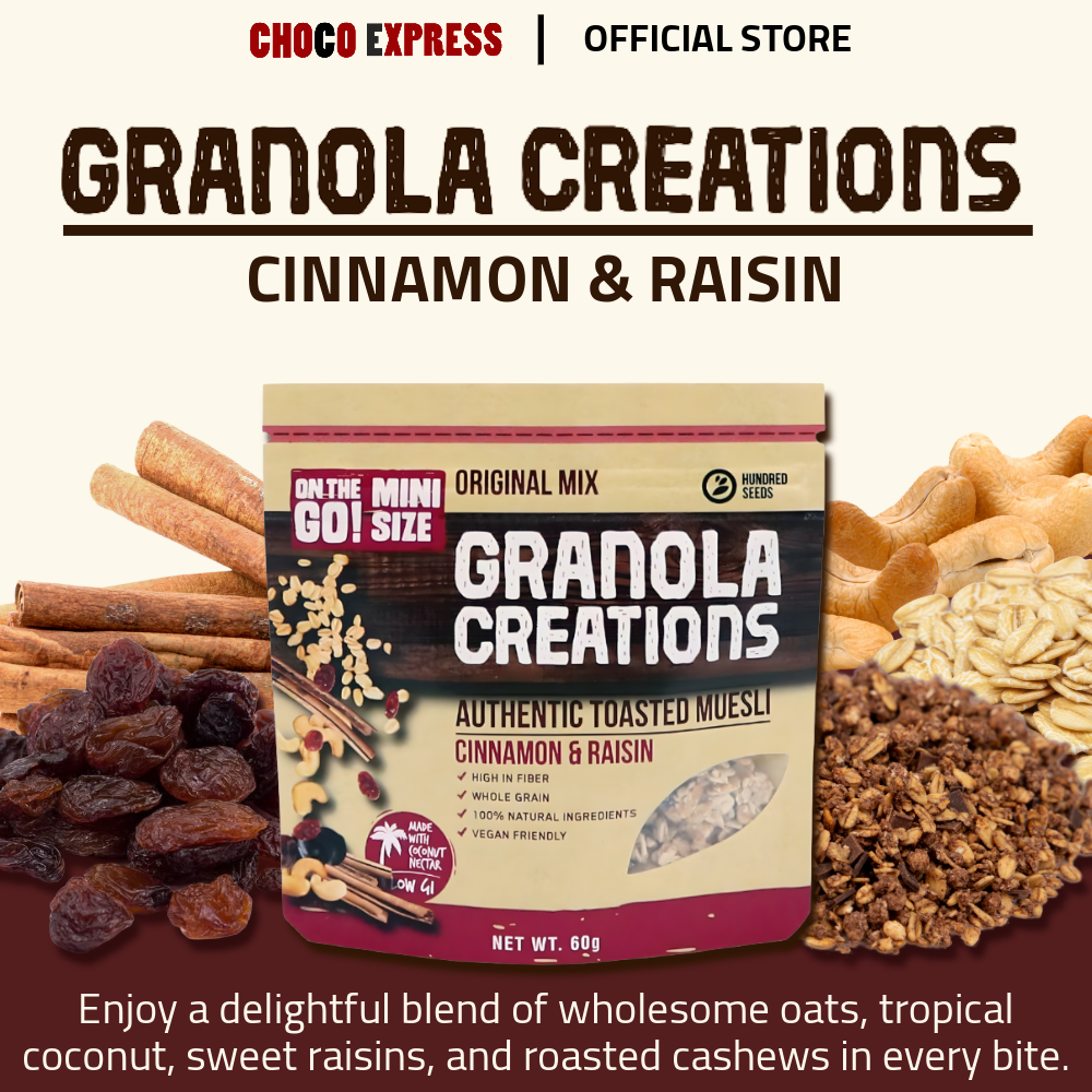 Granola Creations - Original Mix (Cinnamon & Raisin) Mini Size 60g