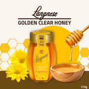 Langnese Golden Clear Honey 125g | 100% Pure Bee Honey | Smooth & Golden Honey