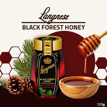 Langnese Black Forest Honey 125g | 100% Pure Bee Honey | Premium German Honey