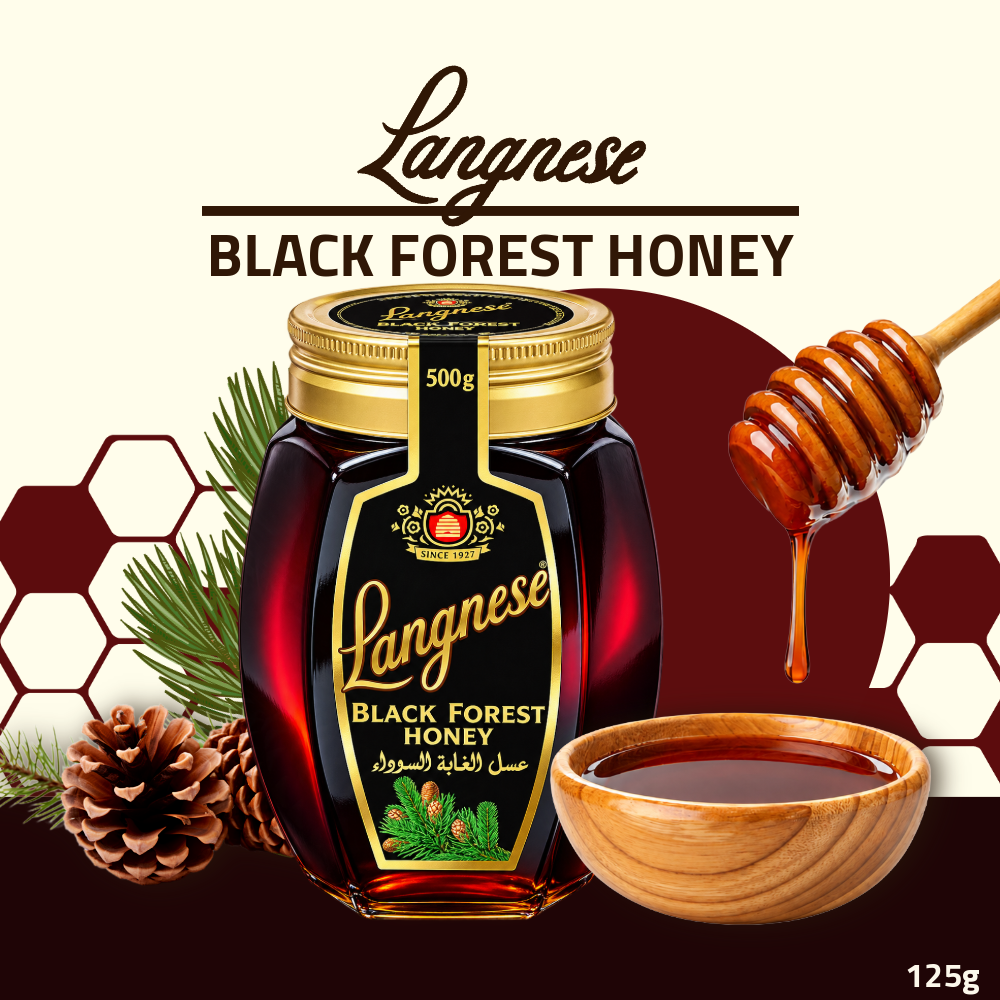Langnese Black Forest Honey 500g | 100% Pure Bee Honey | Premium German Honey