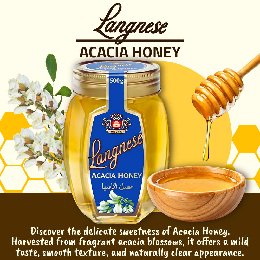 Langnese Acacia Honey 500g | Premium Natural Honey