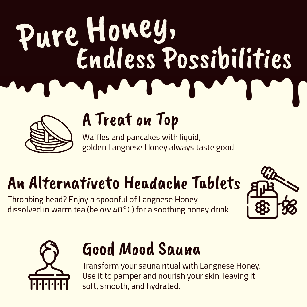 Langnese Black Forest Honey 500g | 100% Pure Bee Honey | Premium German Honey