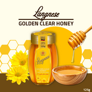 Langnese Golden Clear Honey 125g | 100% Pure Bee Honey | Smooth & Golden Honey