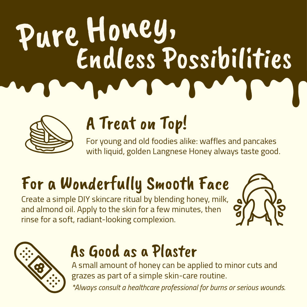 Langnese White Honey 500g | Mild & Creamy Premium Natural Honey