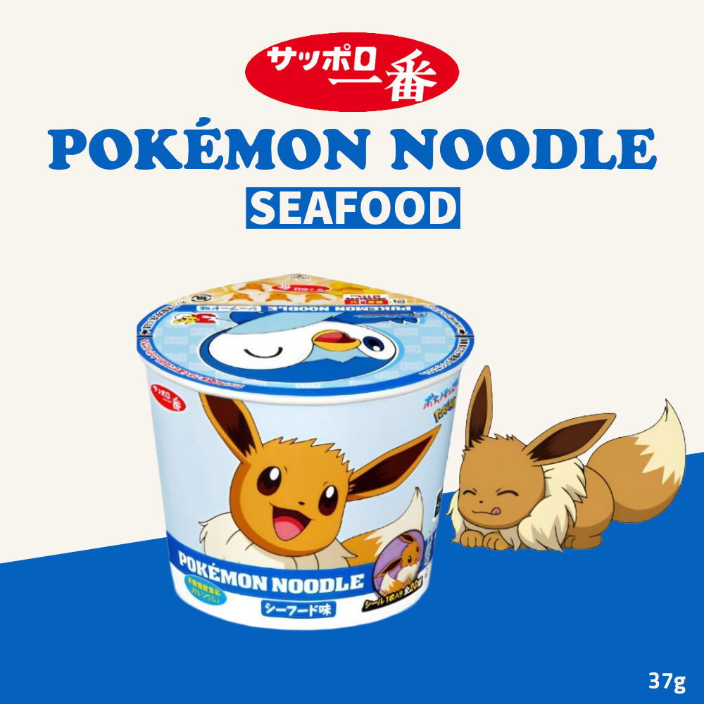 Sanyo Ichiban Pokemon Bowl-Type Noodles | Seafood | 37g