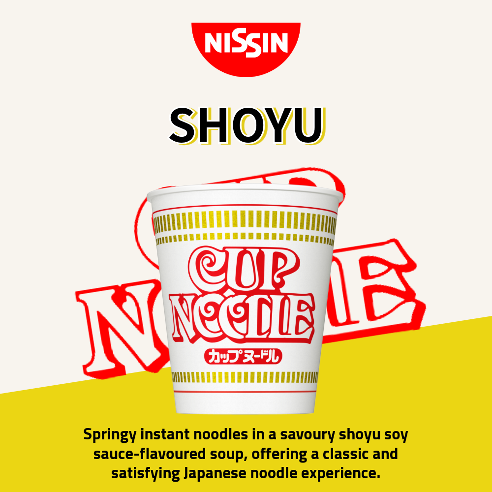 Nissin Cup Noodle | Shoyu Soy Sauce Flavour | 78g