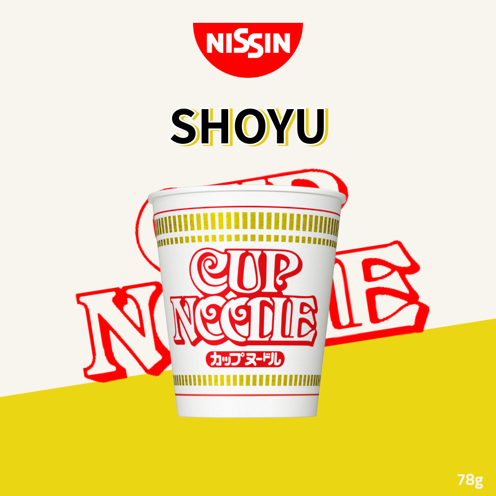 Nissin Cup Noodle | Shoyu Soy Sauce Flavour | 78g
