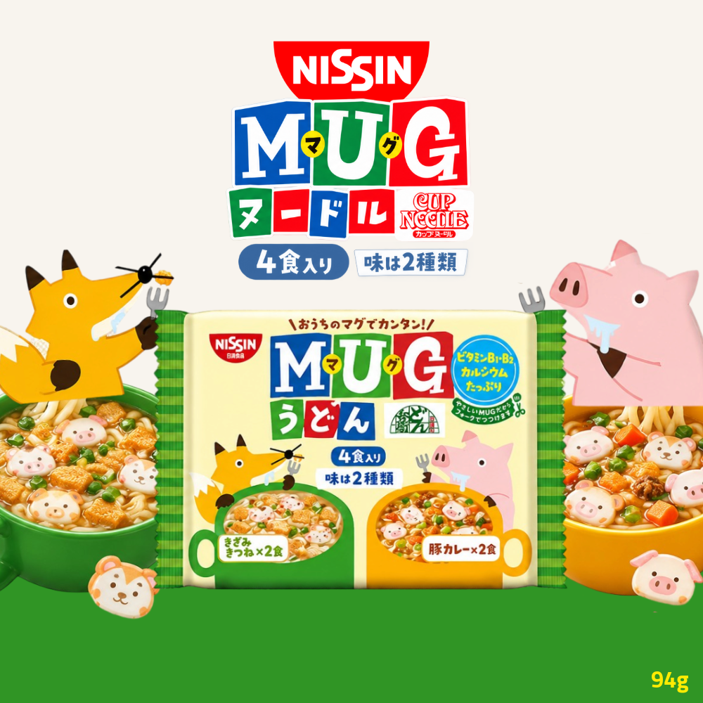 [Pre-Order] Nissin Mug Udon | Instant Udon Noodles | 94g