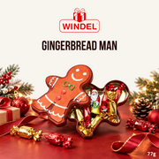 [Pre-Order] Windel Gingerbread Man Christmas Chocolate | Festive Chocolate Treat | 77g