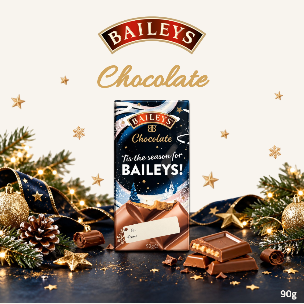 [Pre-Order] Baileys Original Christmas Chocolate Bar | Creamy Irish Cream Flavour | 90g