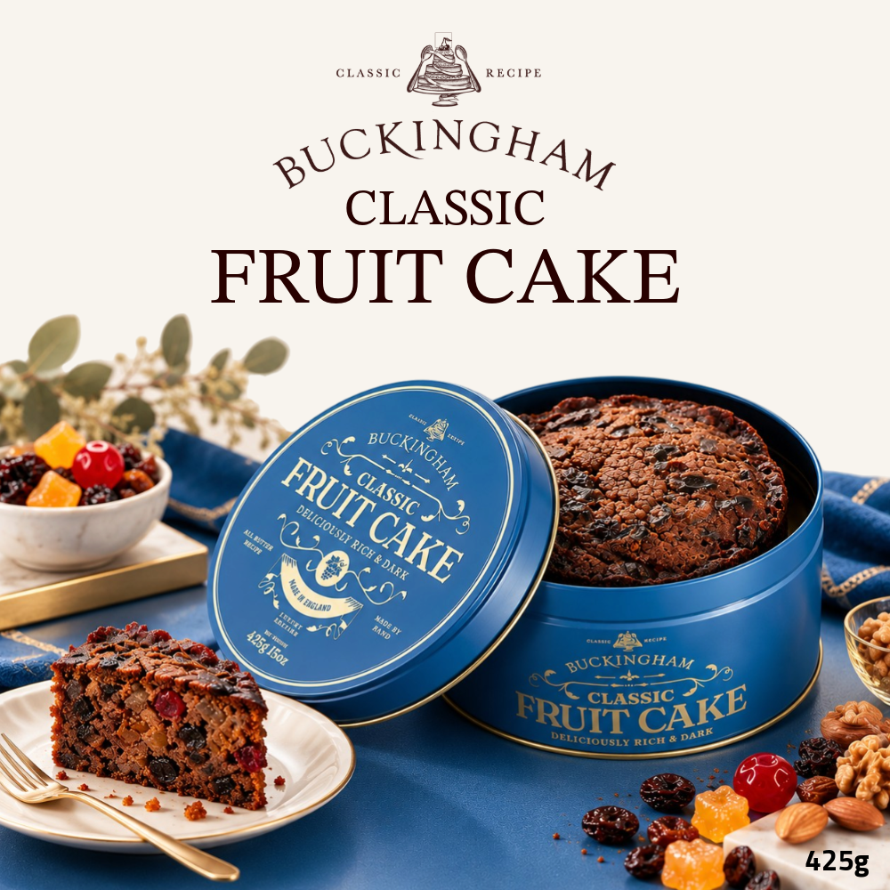 [Pre-Order] Buckingham Classic Fruit Cake | Traditional Fruit Cake | 425g