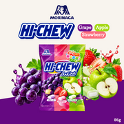 [Pre-Order] Morinaga Hi-Chew Assortment | Grape, Strawberry & Apple | 86g
