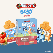 [Pre-Order] Arnott's Bluey Flavoured Snacks | Savoury Pizza Flavour | 8 Packs