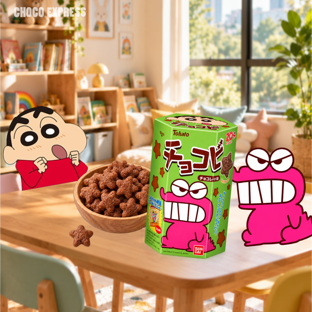 Tohato Crayon Shin-Chan Chocobi Corn Snacks | Crunchy Corn Snack | 25g