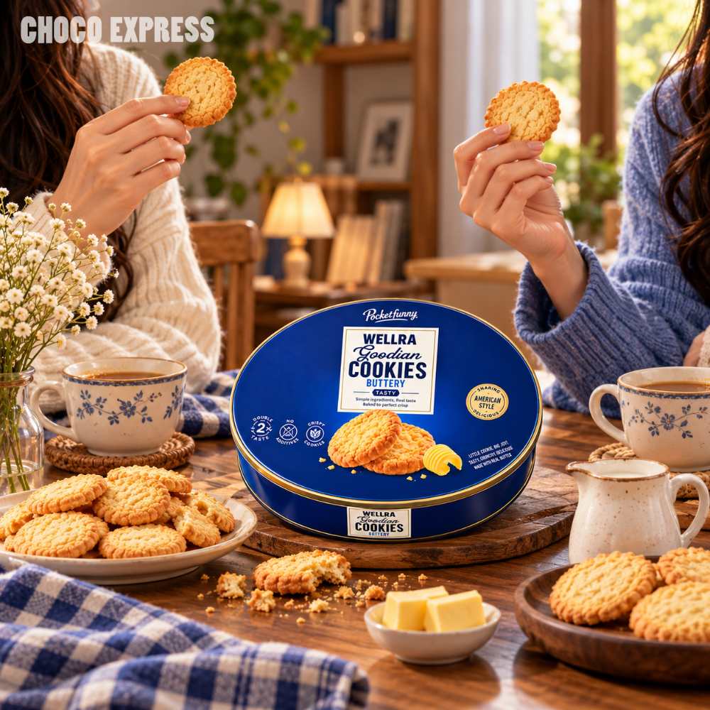 [Pre-Order] Godinn American-Style Butter Cookies | Classic Butter Biscuits | 90g