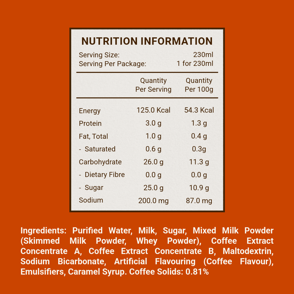 [Pre-Order] LOTTE Cantata Coffee Series | Caramel Macchiato | 230ml