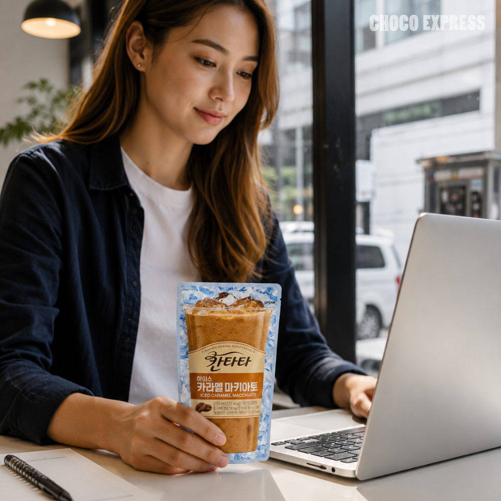 [Pre-Order] LOTTE Cantata Coffee Series | Caramel Macchiato | 230ml