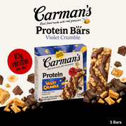 Carman's Protein Bar | Violet Crumble | 5 Bars