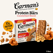 Carman's Protein Bar | Caramelised Biscuit | 5 Bars