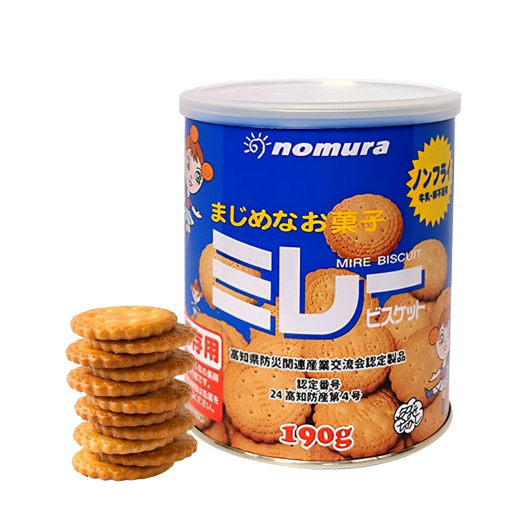 Nomura Millet Biscuit Tin 190g/ Product of Japan