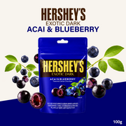 Hershey's Exotic Dark Choco Balls | Acai & Blueberry | 100g