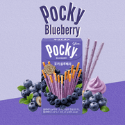 Haitai Glico Pocky Biscuit Sticks | Blueberry Flavour | 41g