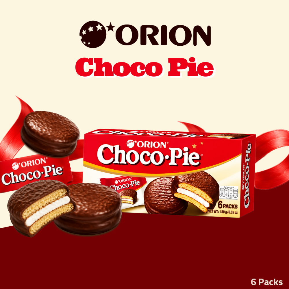 Orion Cake Pie Collection | Assorted Flavours | Halal | 6 Individual Packs
