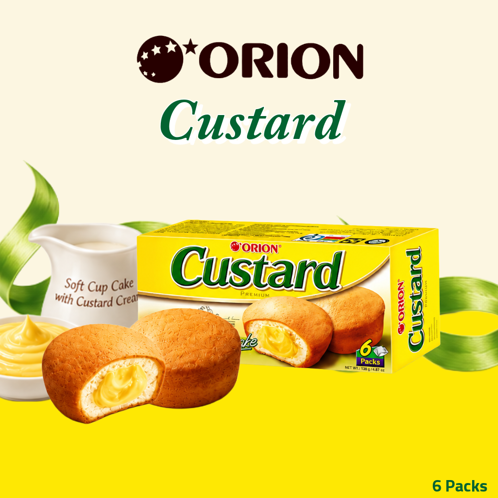 Orion Cake Pie Collection | Assorted Flavours | Halal | 6 Individual Packs