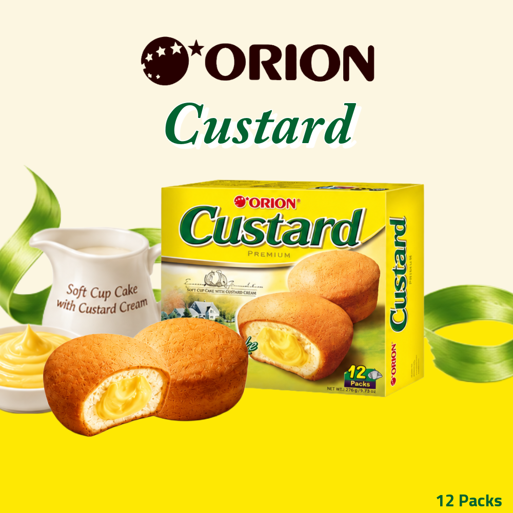 Orion Cake Pie Collection | Assorted Flavours | Halal | 12 Individual Packs