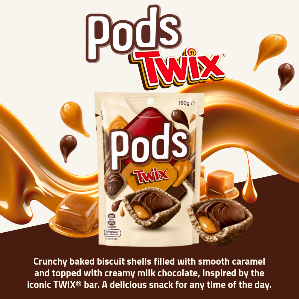 Pods Chocolate Bites 160g - Twix