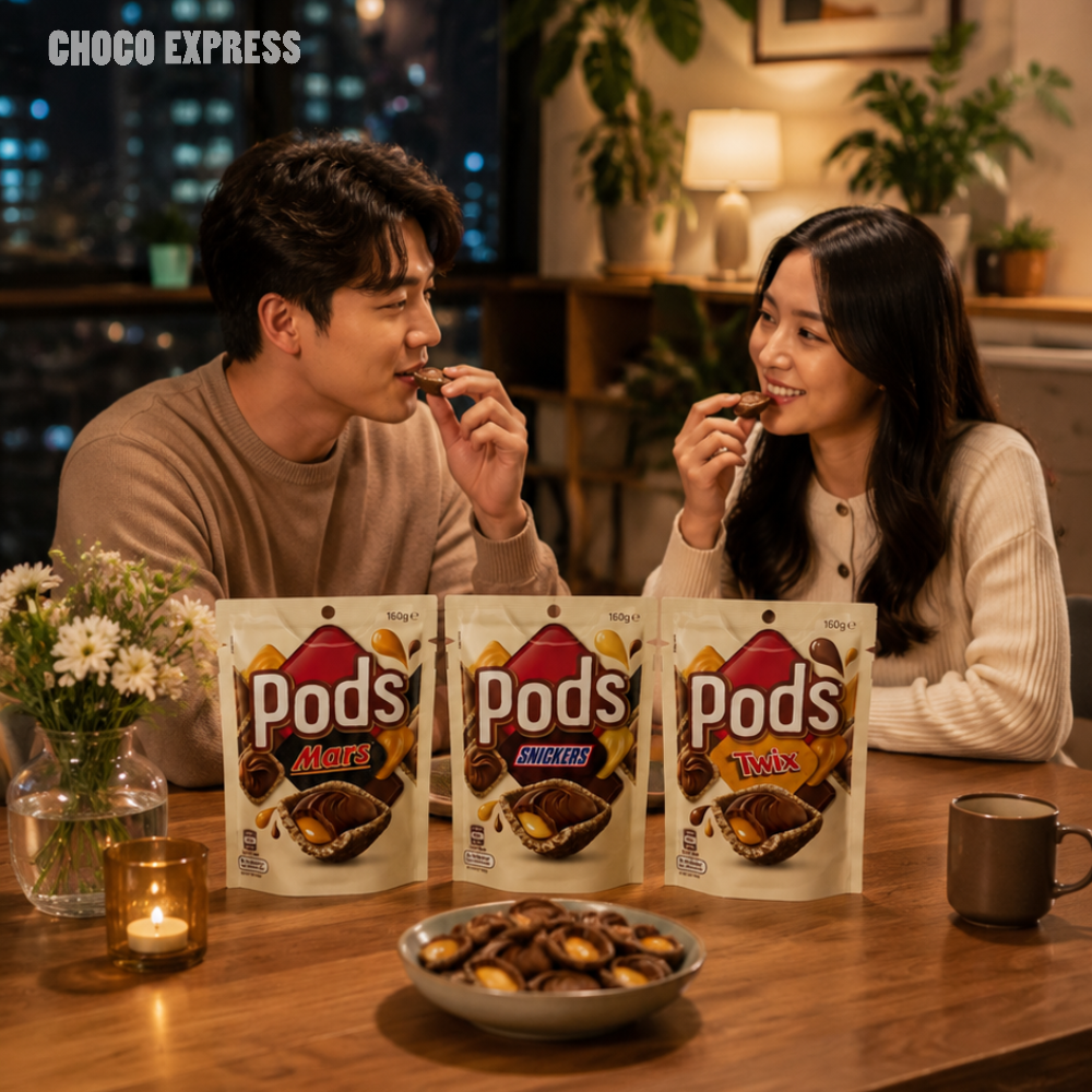 Pods Chocolate Bites | Mars, Snickers,Twix | 160g
