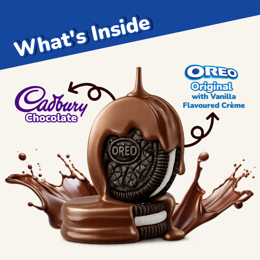 Oreo Dunked | Cadbury Chocolate Coated Oreo Cookies | 6 Packs