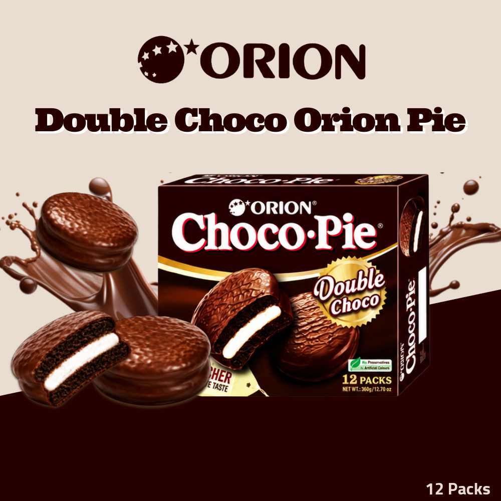 Orion Cake Pie Collection | Assorted Flavours | Halal | 12 Individual Packs